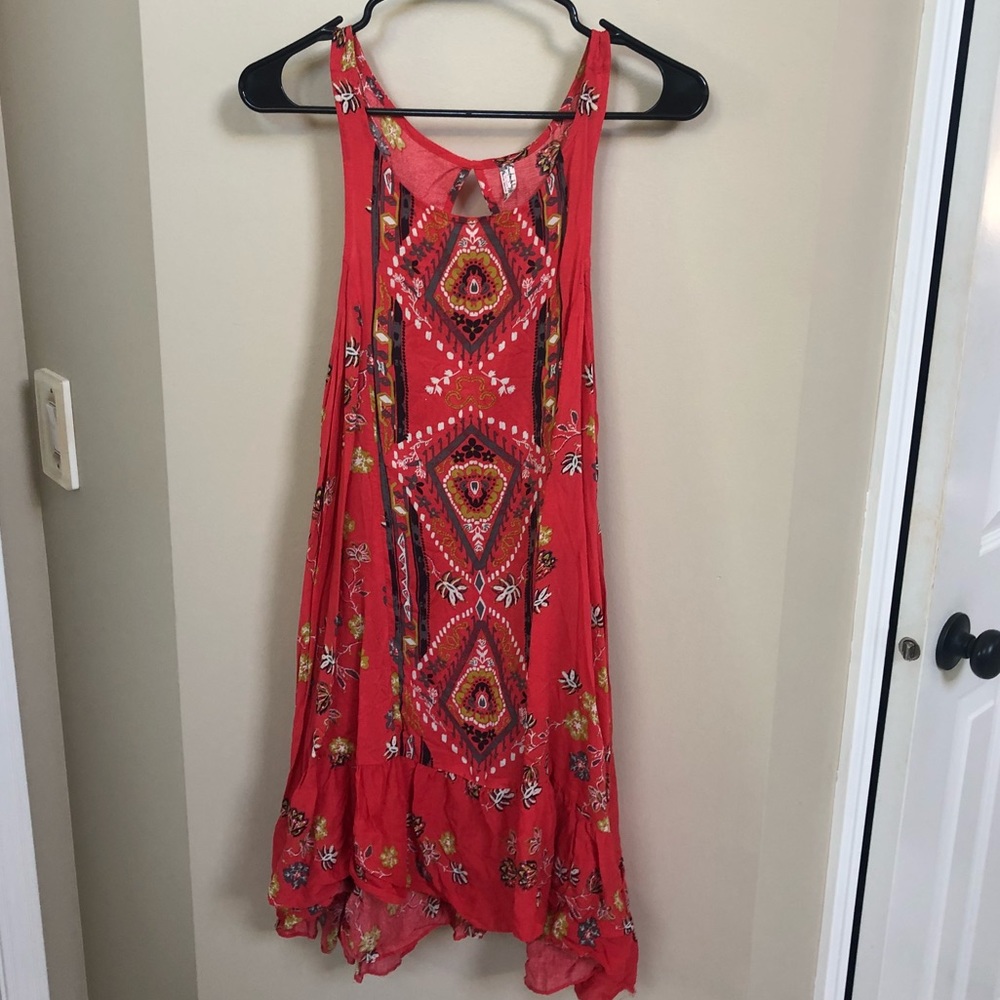Red dress